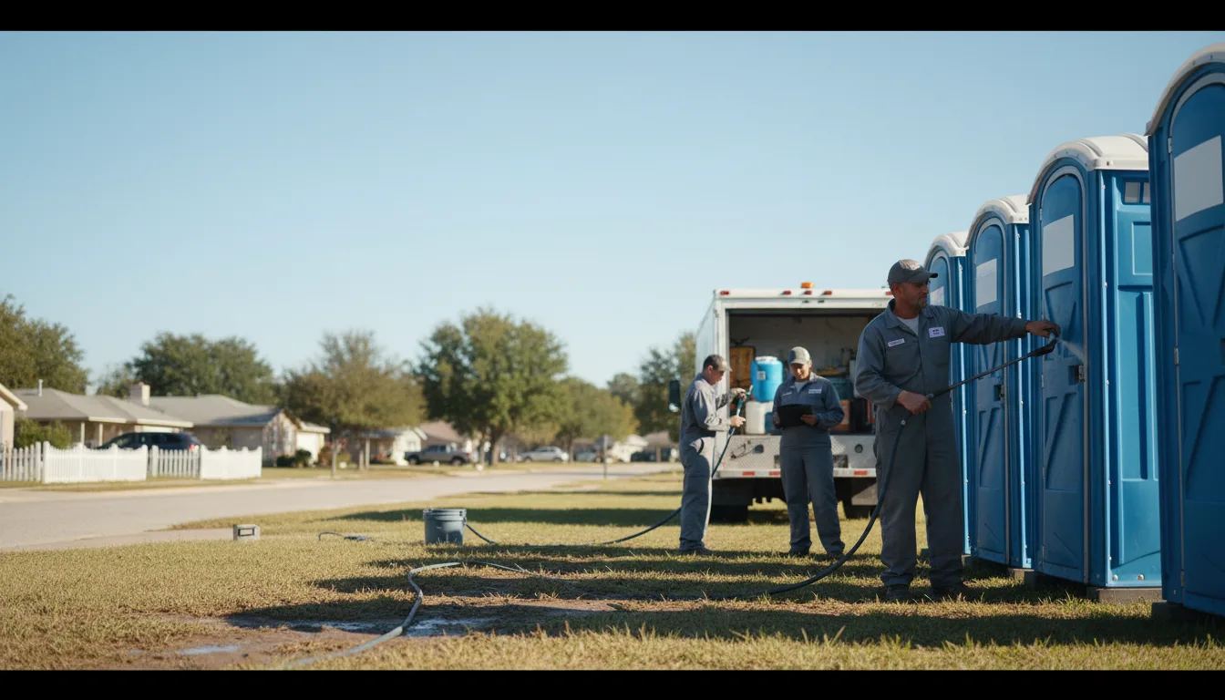 Long-Term Portable Toilet Rental in Kingsbury, TX near me